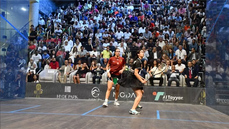 وزير الشباب والرياضة يشهد ختام منافسات الفردي ببطولة العالم للناشئين للاسكواش 