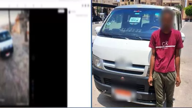 سائق متهور يختصر الطريق بالسير عكس الاتجاه على صحراوي الإسكندرية 