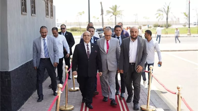 افتتاح مجمع التوثيق والشهر العقاري بمدينة المنصورة الجديدة
