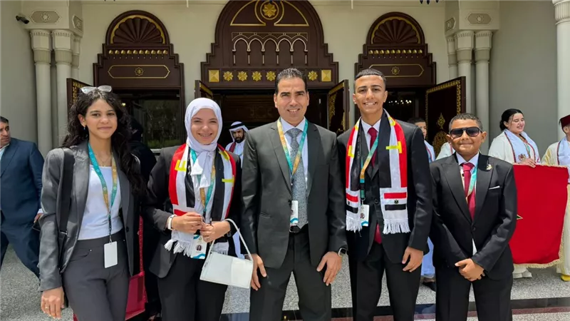 سفراء الطفولة المصريون يتألقون في البرلمان العربي للطفل بالشارقة