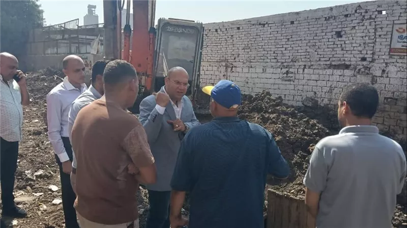 متابعة ميدانية بمركز أوسيم لتعزيز مشروعات البنية التحتية وتحسين مستوى الخدمات
