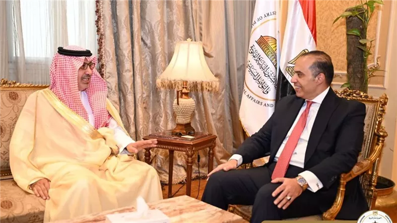 محمود فوزي يستقبل سفير خادم الحرمين الشريفين لدى مصر