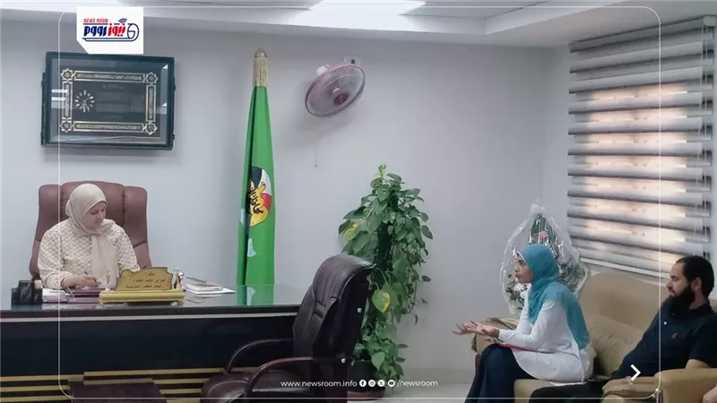 رئيس مركز أبشواي تجتمع بمديري إدارات التخطيط والمشروعات والري