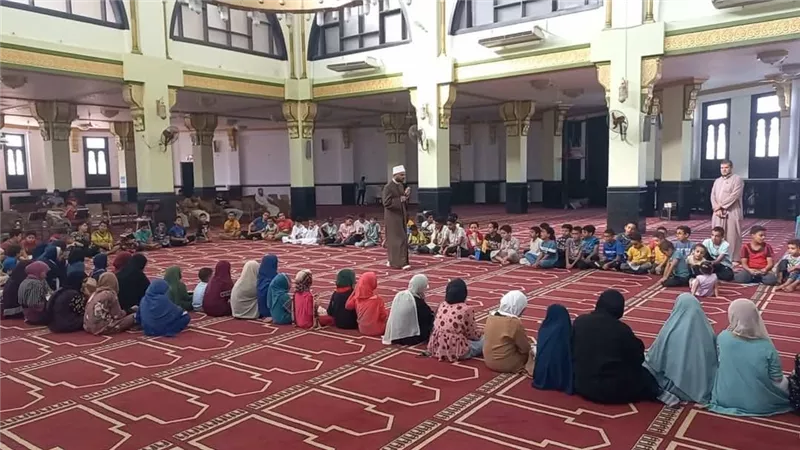 النشاط الصيفي للأطفال بمساجد أوقاف السويس: بناء جيل قرآني خلوق