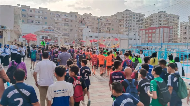 1000 مشارك في مسيرة مصر الرياضية بمحافظة الإسكندرية