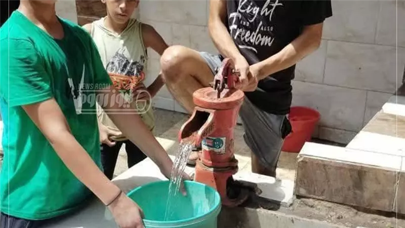 الوراق تعود لعصر «الطلمبات الحبشية» بسبب انقطاع المياه فى الجيزة| صور 