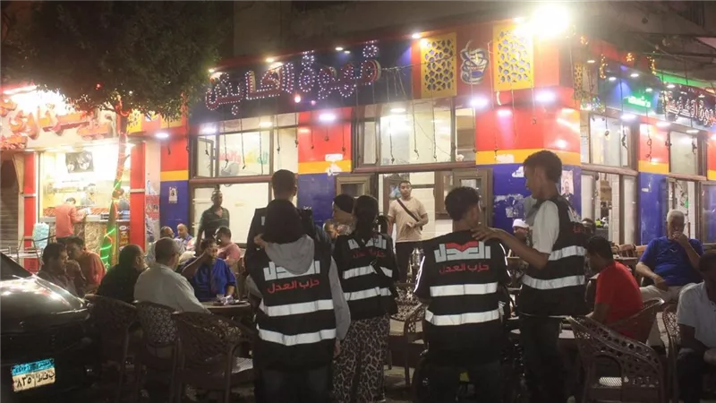 جولة ميدانية لحزب العدل بميدان عابدين تشهد تفاعلًا واسعًا من المواطنين