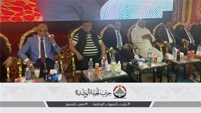 مؤتمر جماهيري حاشد لحزب الجبهة الوطنية بالشرقية لدعم مرشحه جلال القادري