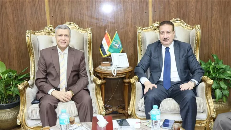 محافظ المنوفية يلتقي نائب رئيس مجلس إدارة مجموعة العربي لبحث أوجه التعاون 