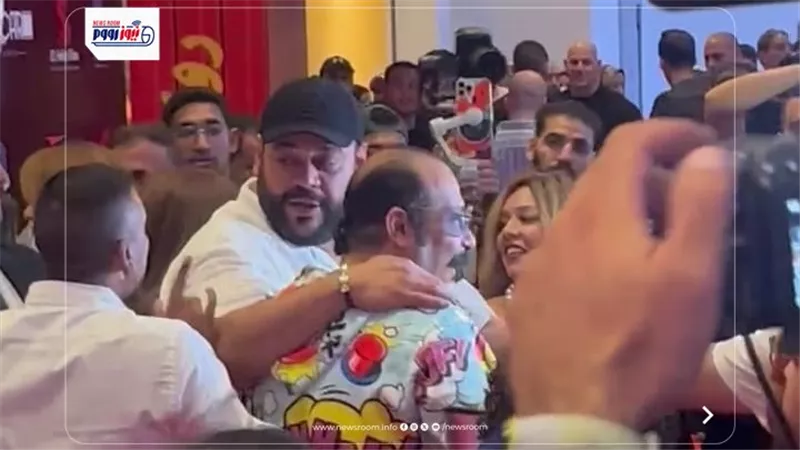 ثروت وممدوح يسرقان الأضواء في العرض الخاص لفيلم «روكي الغلابة»