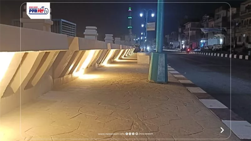 محافظ الفيوم يفتتح أعمال تطوير وتجميل كورنيش بحيرة قارون بمنطقة شكشوك