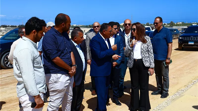 التنمية المحلية تتفقد أعمال توسعة وتطوير المدخل الغربي لمدينة الحمام