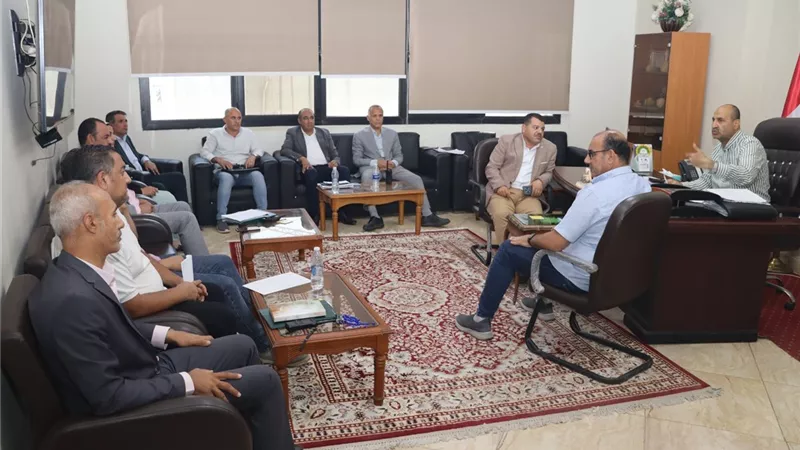 السكرتير العام المساعد ببنى سويف يعقد اجتماع لمتابعة إجراءات الحماية والتصالح
