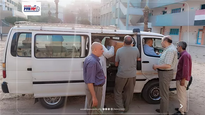 قبيصي يتابع مركز توزيع أسئلة الشهادة الإعدادية في مادتي العلوم والكمبيوتر