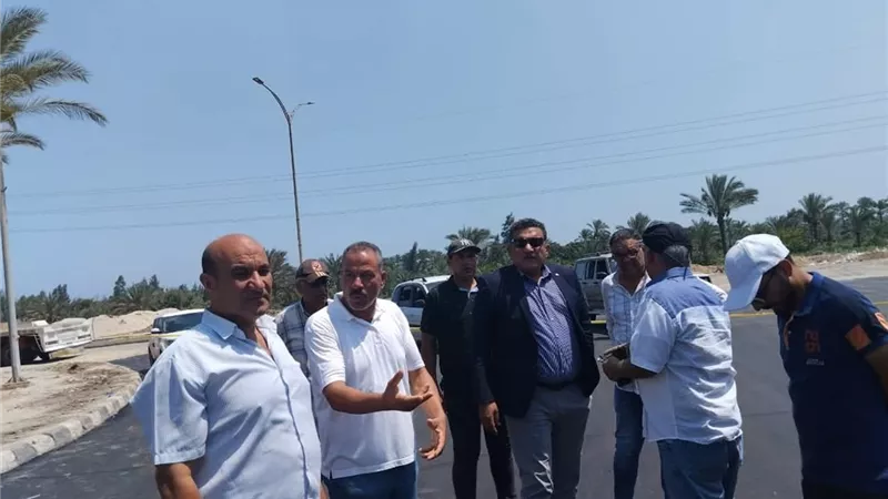 رئيس جهاز مدينة دمياط الجديدة يتفقد الأحياء السكنية والطرق بالمدينة