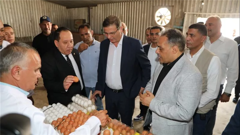 وزير الزراعة ومحافظ الشرقية يتفقدان مشروع الصالحية الزراعي المتكامل