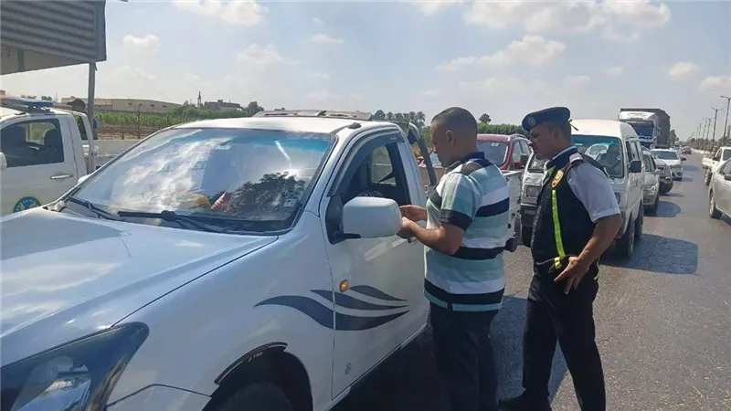 مرور الدقهلية يشن حملة مشتركة مع الصحة لمواجهة القيادة تحت تأثير المخدرات