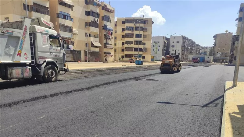 بورسعيد تبدأ تطوير ورصف منطقة علي بن أبي طالب لتحسين البنية التحتية