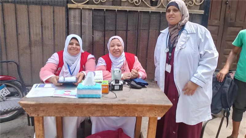 الصحة تنتشر أمام لجان انتخابات الشيوخ بالقليوبية للتعامل مع الطوارئ