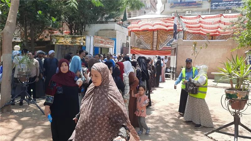 استئناف التصويت بلجان المنيا بعد الراحة المقررة من الهيئة الوطنية للانتخابات