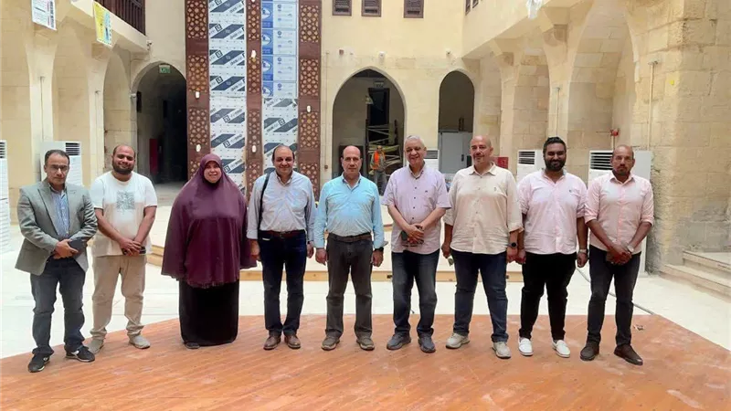 رئيس «المركزي للتعمير» يتفقد الأعمال بوكالة «قايتباي» ضمن مشروعات تطويرها