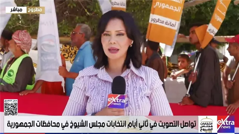 الجبالي: محافظة مطروح تشهد توافد متزايد من الناخبين 