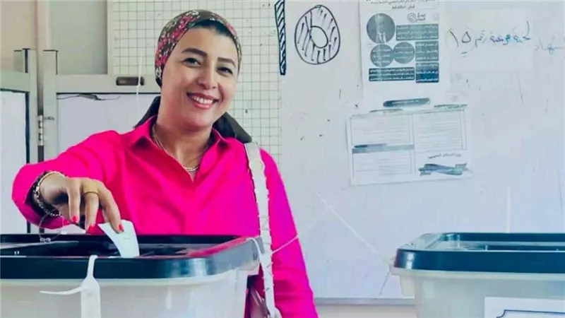 سارة لاشين: الانتخابات النيابية الجارية هذا العام تأتى في توقيت بالغ الأهمية