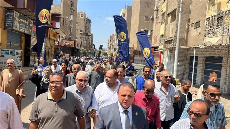حماة وطن القليوبية يقود مسيرة حاشدة في القناطر الخيرية في آخر أيام الشيوخ