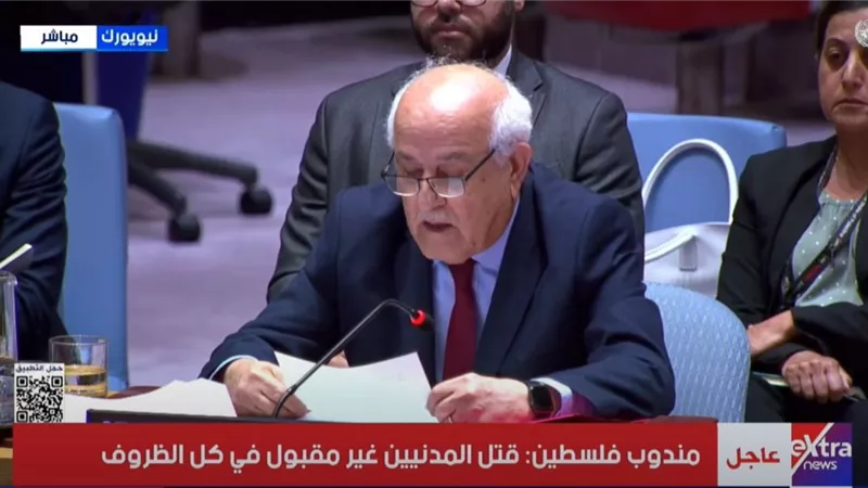 مندوب فلسطين: لا مبرر لقتل 60 ألف فلسطيني بينهم 20 ألف طفل على يد إسرائيل