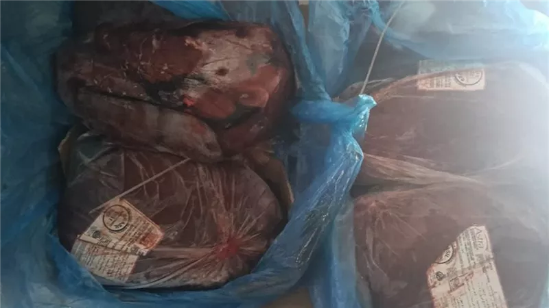 ضبط 550 كجم لحوم فاسدة ومجهولة المصدر في دمياط خلال حملة تفتيشية 