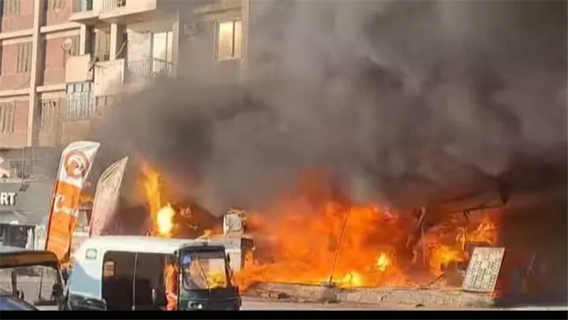 حريق محدود بمخلفات داخل مصنع فيريتكال جينز بالمنطقة الصناعية في الإسماعيلية
