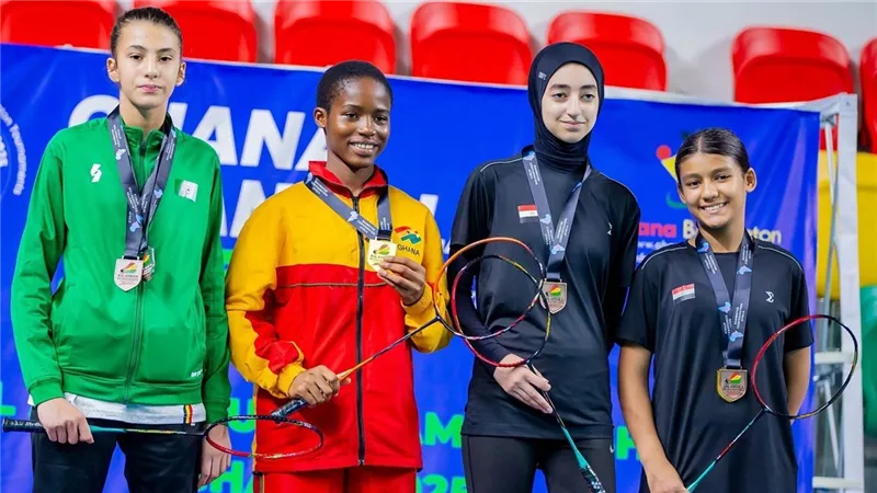 7 ميداليات حصيلة منتخب مصر ببطولة إفريقيا للريشة الطائرة