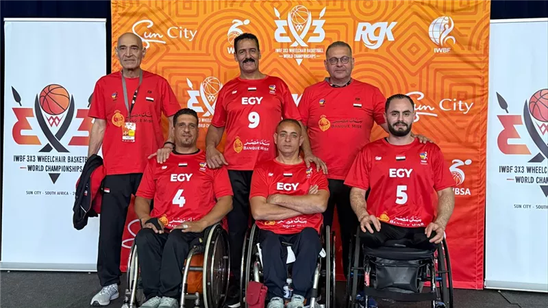 إشادة عالمية بمستوى منتخب مصر لكرة السلة على الكراسى فى بطولة العالم 3×3 