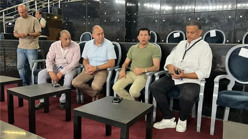 صبحي يتفقد صالة استاد القاهرة المستضيفة لبطولة العالم لكرة اليد للناشئين 