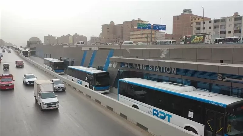 على غرار المترو.. مواعيد تشغيل الأتوبيسات الترددية BRT أعلى الطريق الدائري