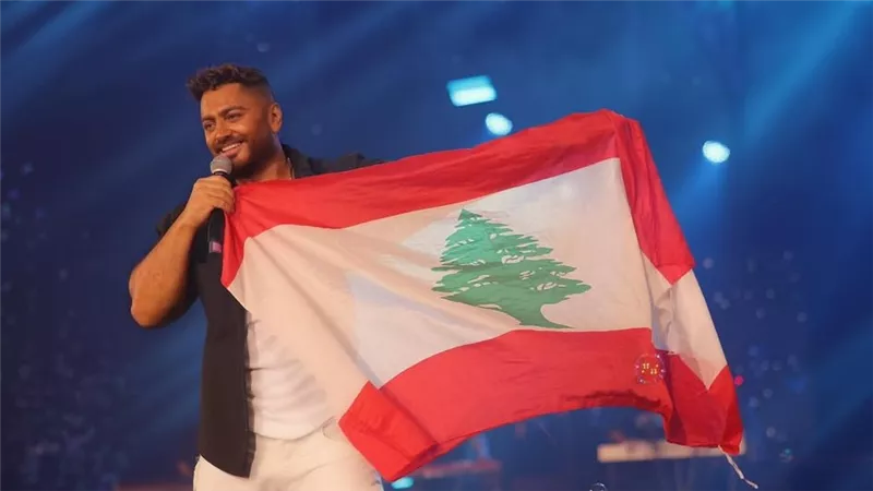 تامر حسني عن حفله في لبنان : حفل أسطوري ومن أجمل حفلات حياتي