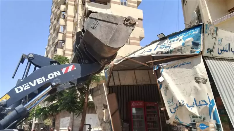 ضمن الموجة 27.. حملة مكبرة لإزالة التعديات على أملاك الدولة بالسويس