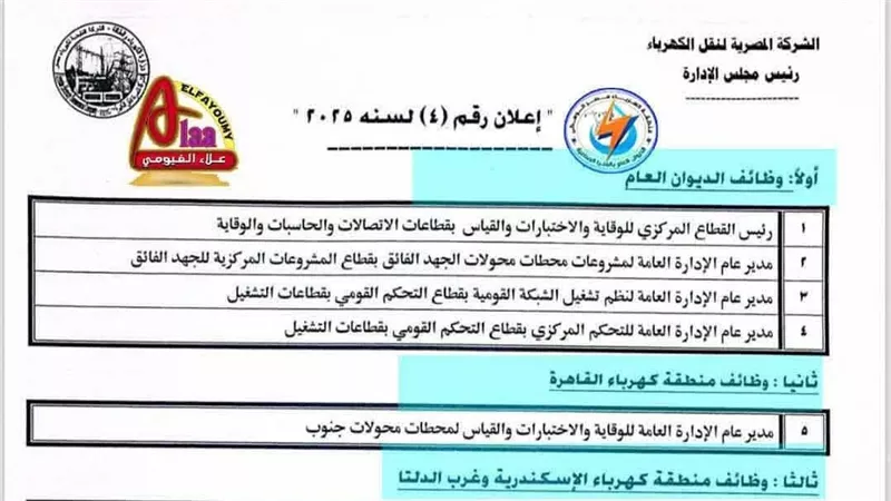 المصرية لنقل الكهرباء