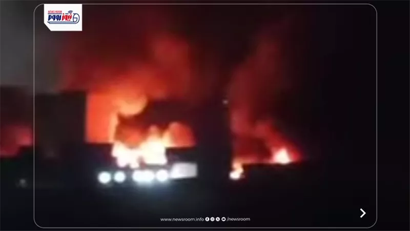 اندلاع حريق هائل داخل مصنع أحذية بالمرج.. والحماية المدنية تحاول السيطرة
