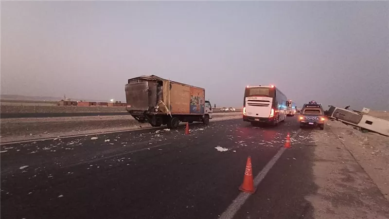 ننشر أسماء مصابي حادث تصادم بطريق أسيوط البحر الأحمر