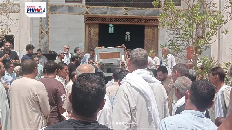 تشييع جثمان اللواء نجيب عبد السلام قائد الحرس الجمهوري بالفيوم