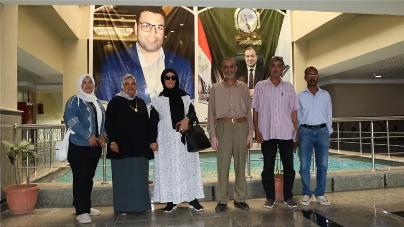 لجنة تقييم أفضل كلية ومبنى  بجامعة جنوب الوادي تواصل زياراتها الميدانية  