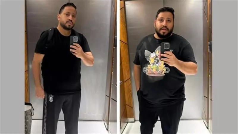 على خطى زوجته شيماء سيف.. محمد كارتر يتبع حمية غذائية ويفقد الكثير من وزنه