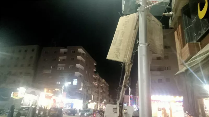 تركيب كاميرات مراقبة بالميادين والشوارع الرئيسية بمدينة طامية في الفيوم
