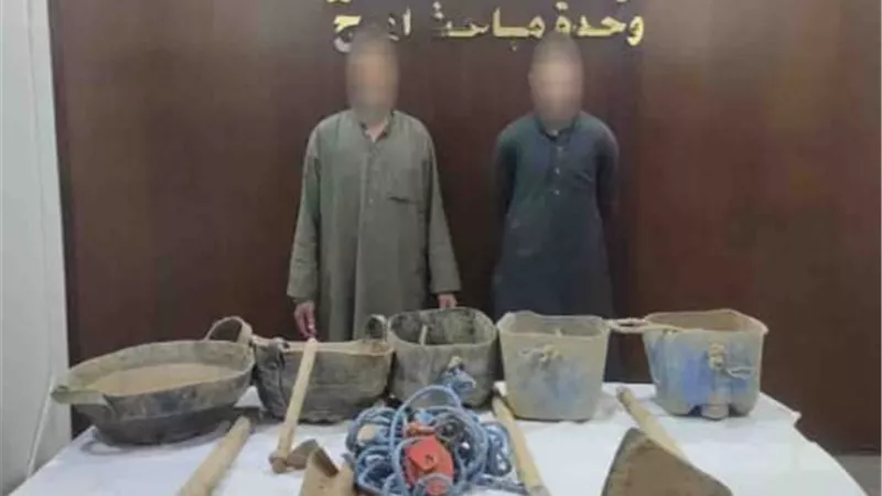 البحث عن الثراء السريع.. سقوط أب ونجله أثناء التنقيب عن الآثار بالمرج