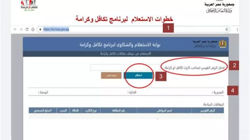 خطوات الحصول على معاش تكافل وكرامة 2025.. اعرف معاشك إلكترونيًا