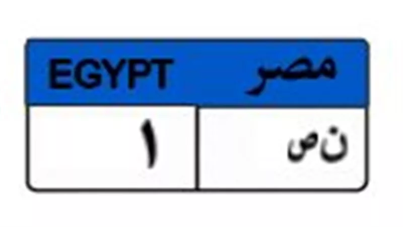 السعر 550 ألف.. المرور يطرح لوحة سيارة للمزايدة «ن ص - 1»