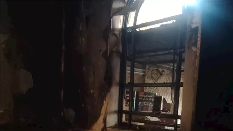 السيطرة على حريق اندلع داخل كنيسة القديس أثناسيوس الرسولي بقليوب