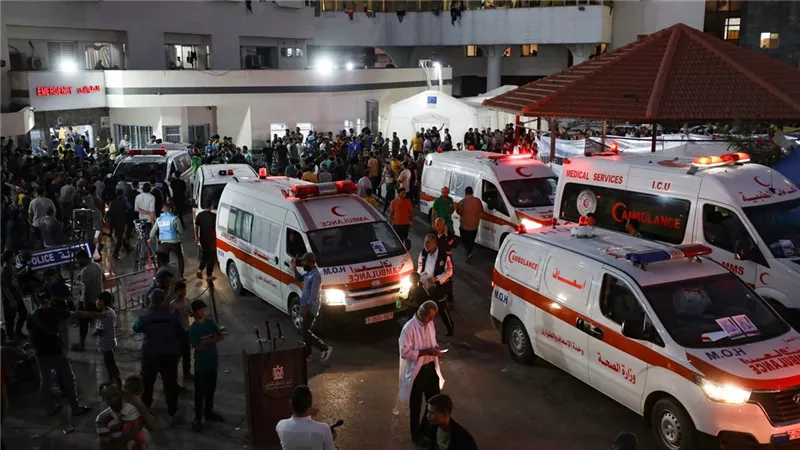 الهلال الأحمر الفلسطيني: طواقمنا تواجه صعوبات كبيرة في أداء عملها الإنساني بغزة (فيديو)
