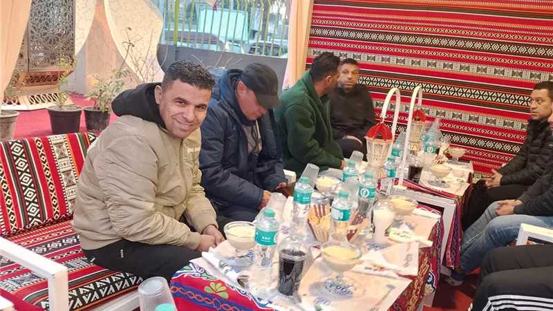 العام الثانى .. نجوم الأهلى والزمالك على مائدة افطار في بنها